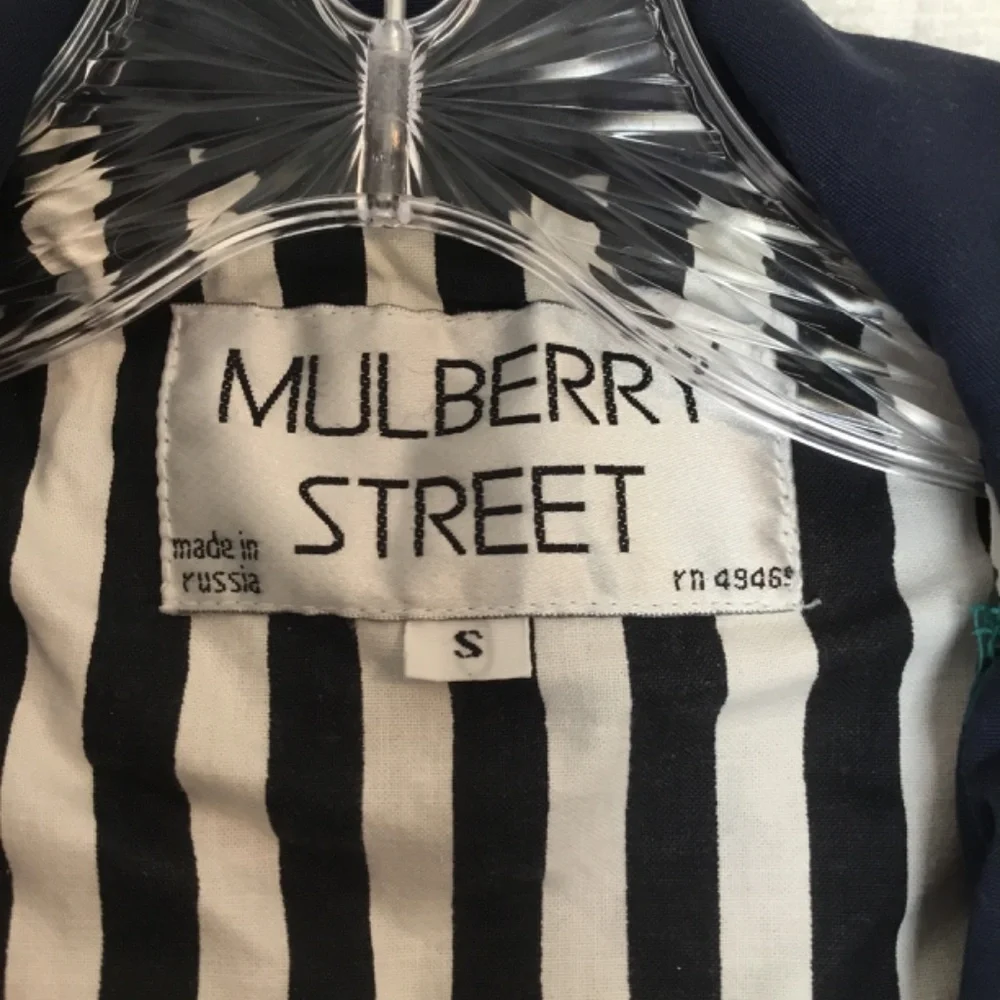 Mulberry Street Ladies Windbreaker Green/ Blue Size S - Picture 3 of 5